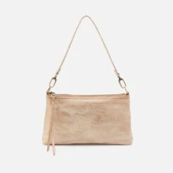 Darcy Crossbody In Metallic Leather - Gold Leaf 15 Darcy Crossbody In Metallic Leather - Gold Leaf -Hobo Sales Store BF 35810GDLF 07