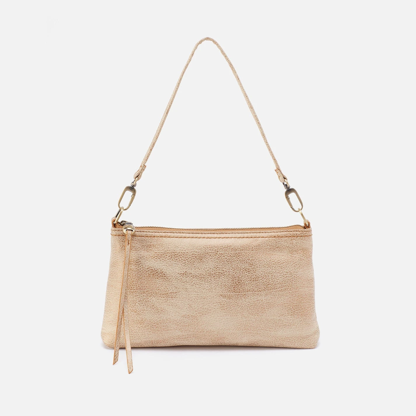 Darcy Crossbody In Metallic Leather - Gold Leaf 8 Darcy Crossbody In Metallic Leather - Gold Leaf - Image 8