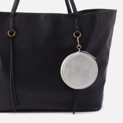 Revolve Clip Pouch In Metallic Leather - Silver 7 Revolve Clip Pouch In Metallic Leather - Silver -Hobo Sales Store BF 81039SILV 04 966c4080 c0f1 42e3 bfa9 b73360fb9bfc