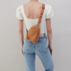 Fern Sling In Buffed Leather - Whiskey 10 Fern Sling In Buffed Leather - Whiskey -Hobo Sales Store BF 82416WHKY 04