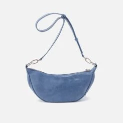Knox Sling In Buffed Leather - Azure -Hobo Sales Store BF 82431AZUR 04