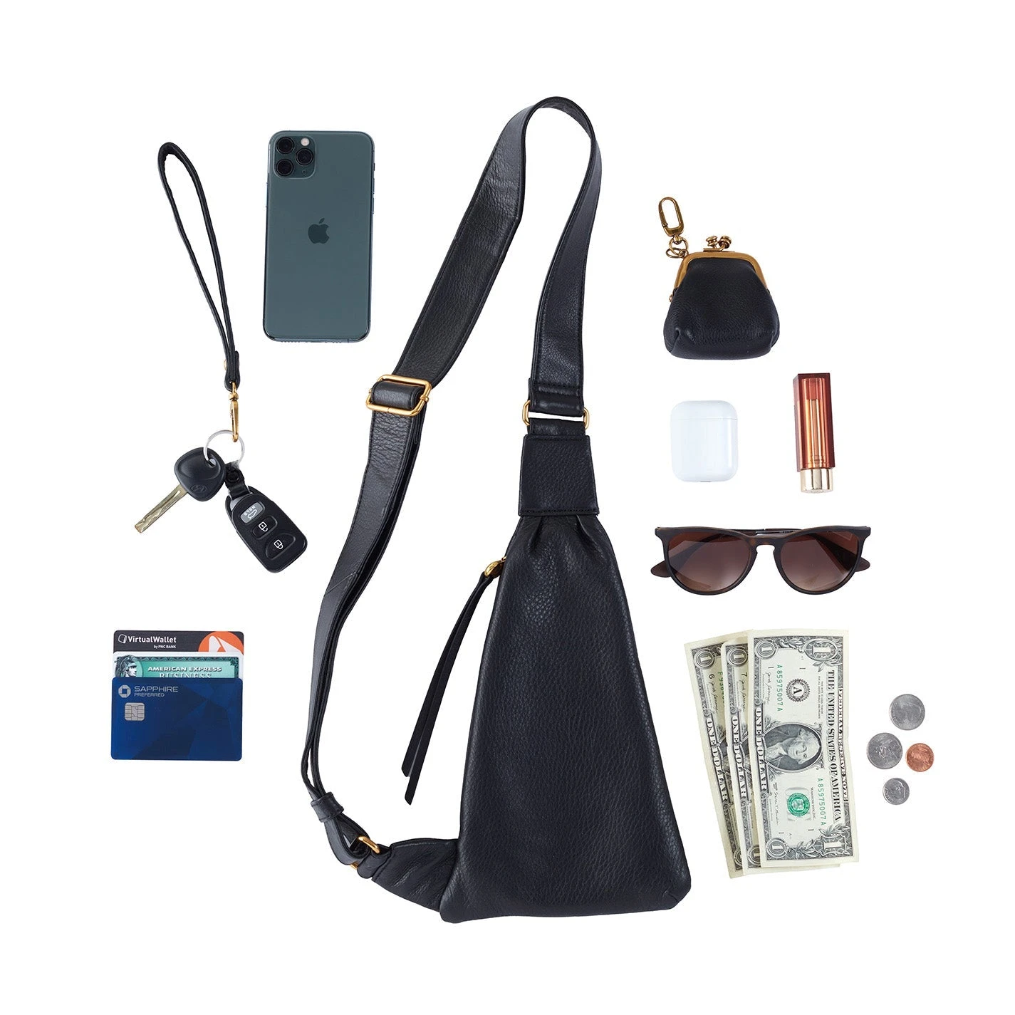 Bodhi Sling In Buffed Leather - Whiskey 6 Bodhi Sling In Buffed Leather - Whiskey - Image 6