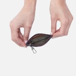 Max Card Case In Mixed Leathers - Holiday Stripe 6 Max Card Case In Mixed Leathers - Holiday Stripe -Hobo Sales Store CB 32479HSTR 02