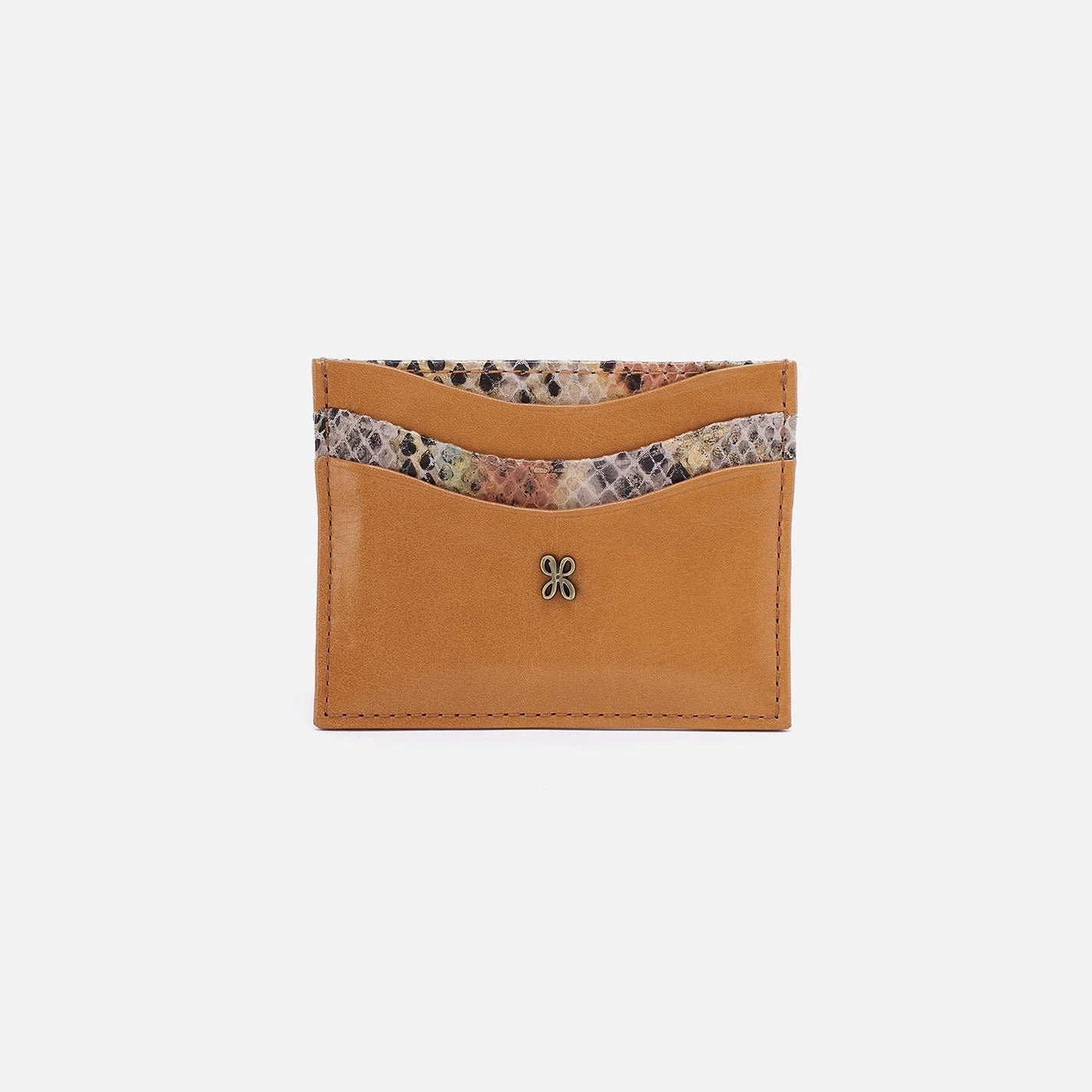 Max Card Case In Mixed Leathers - Natural 1 Max Card Case In Mixed Leathers - Natural