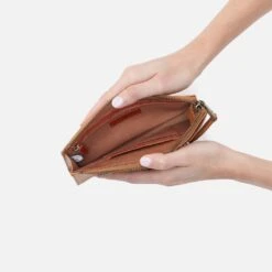 Zenith Wristlet In Mixed Leathers - Natural -Hobo Sales Store CB 32526NTRL 03