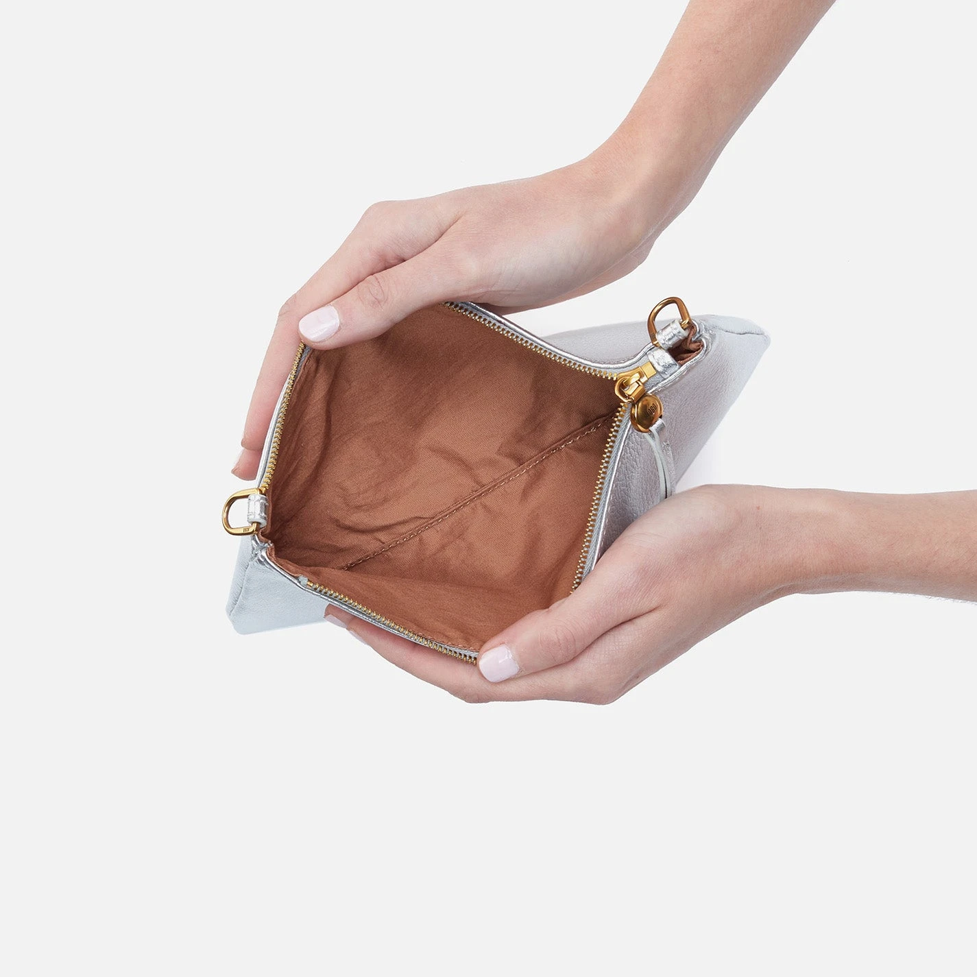 Darcy Double Crossbody In Pebbled Leather - Black 4 Darcy Double Crossbody In Pebbled Leather - Black - Image 4