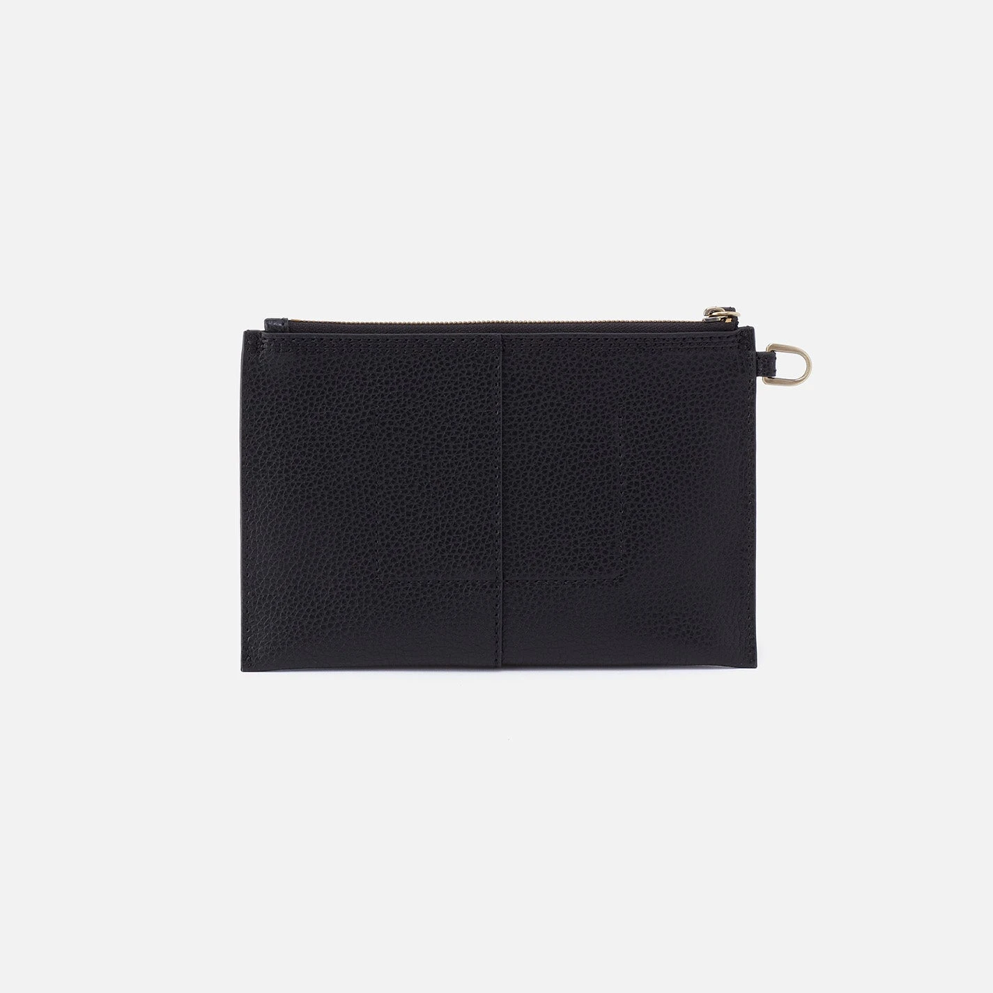 Vida Small Pouch In Micro Pebbled Leather - Black 4 Vida Small Pouch In Micro Pebbled Leather - Black - Image 4