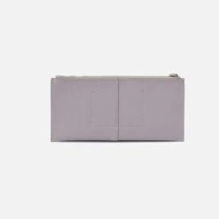 Vida Large Pouch In Micro Pebbled Leather - Morning Dove Grey 7 Vida Large Pouch In Micro Pebbled Leather - Morning Dove Grey -Hobo Sales Store MP 57527MDAR 04