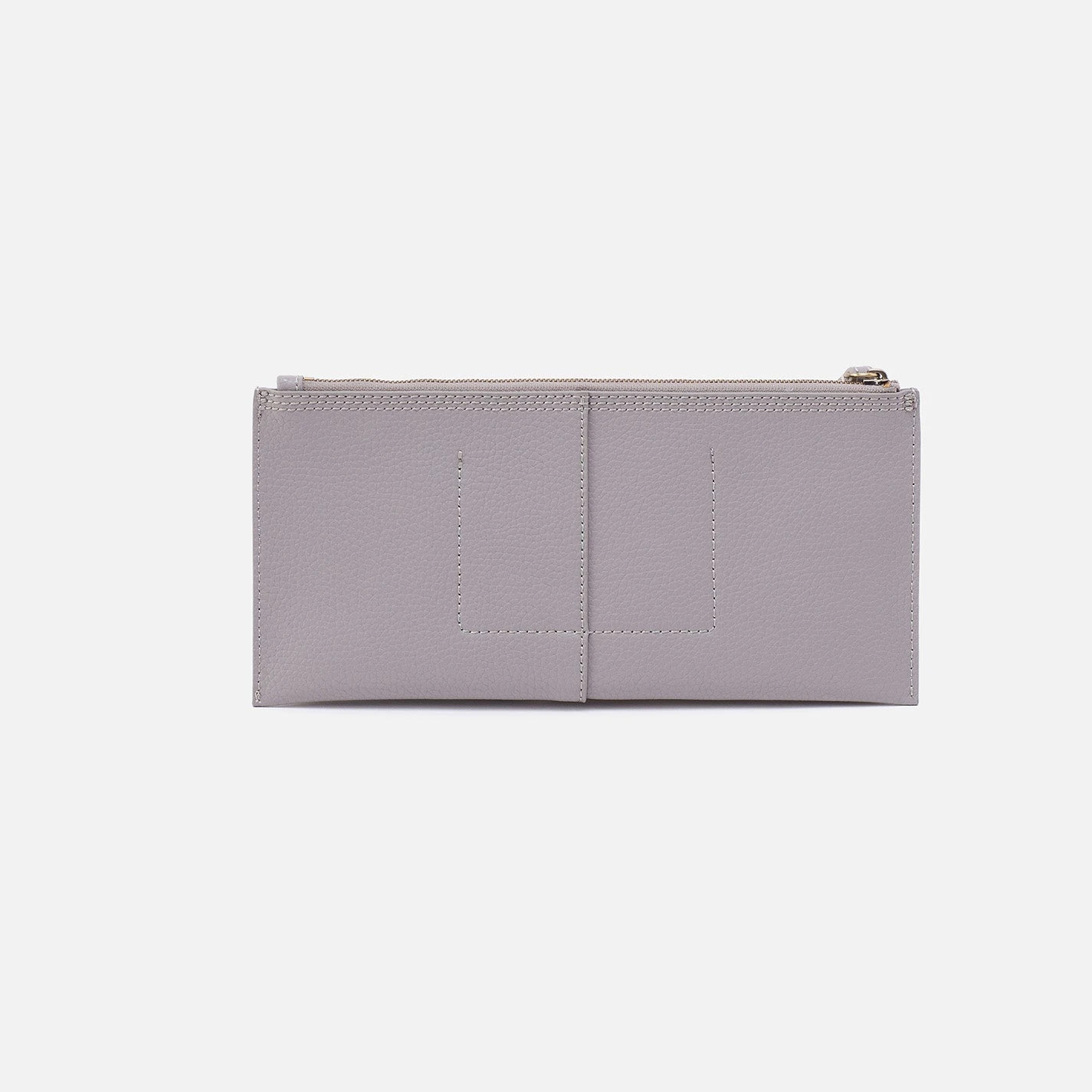 Vida Large Pouch In Micro Pebbled Leather - Morning Dove Grey 4 Vida Large Pouch In Micro Pebbled Leather - Morning Dove Grey - Image 4