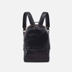 Maddox Backpack In Silk Napa Leather - Black