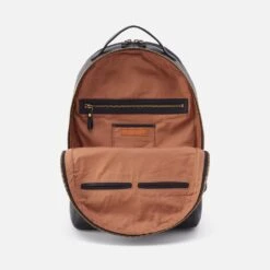 Maddox Backpack In Silk Napa Leather - Black -Hobo Sales Store NP 72203BLK 04