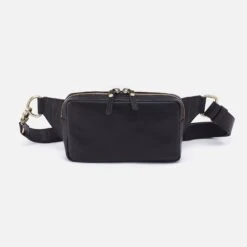 Men's Sling In Silk Napa Leather - Black