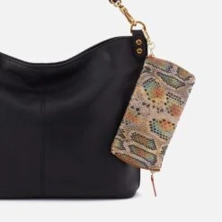 Spark Double Eyeglass Case In Printed Leather - Opal Snake Print 7 Spark Double Eyeglass Case In Printed Leather - Opal Snake Print -Hobo Sales Store NV 20065OSNK 04