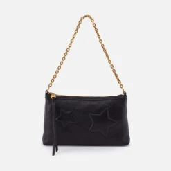 Darcy Luxe Crossbody In Pebbled Leather - Black -Hobo Sales Store NV 22644BLK 06