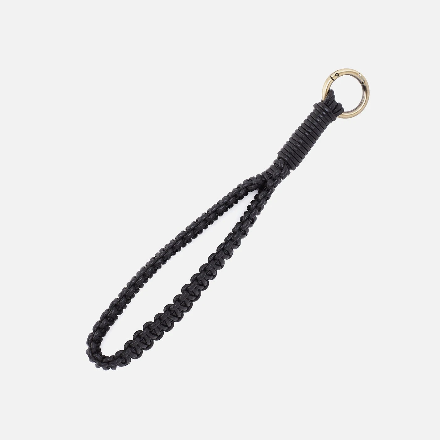 Leather Cord Strap In Coated Leather Cording - Black 1 Leather Cord Strap In Coated Leather Cording - Black