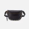 Juno Belt Bag In Pebbled Leather - Black