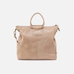 Sheila Large Satchel In Buffed Leather - Irish Creme -Hobo Sales Store NV 22689ICRM 04