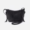 Bonita Crossbody In Bubble Pebbled Leather - Black