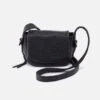 Bonita Mini Messenger Crossbody In Bubble Pebbled Leather - Black