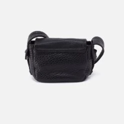 Bonita Mini Messenger Crossbody In Bubble Pebbled Leather - Black 7 Bonita Mini Messenger Crossbody In Bubble Pebbled Leather - Black -Hobo Sales Store PB 82435BLK 04