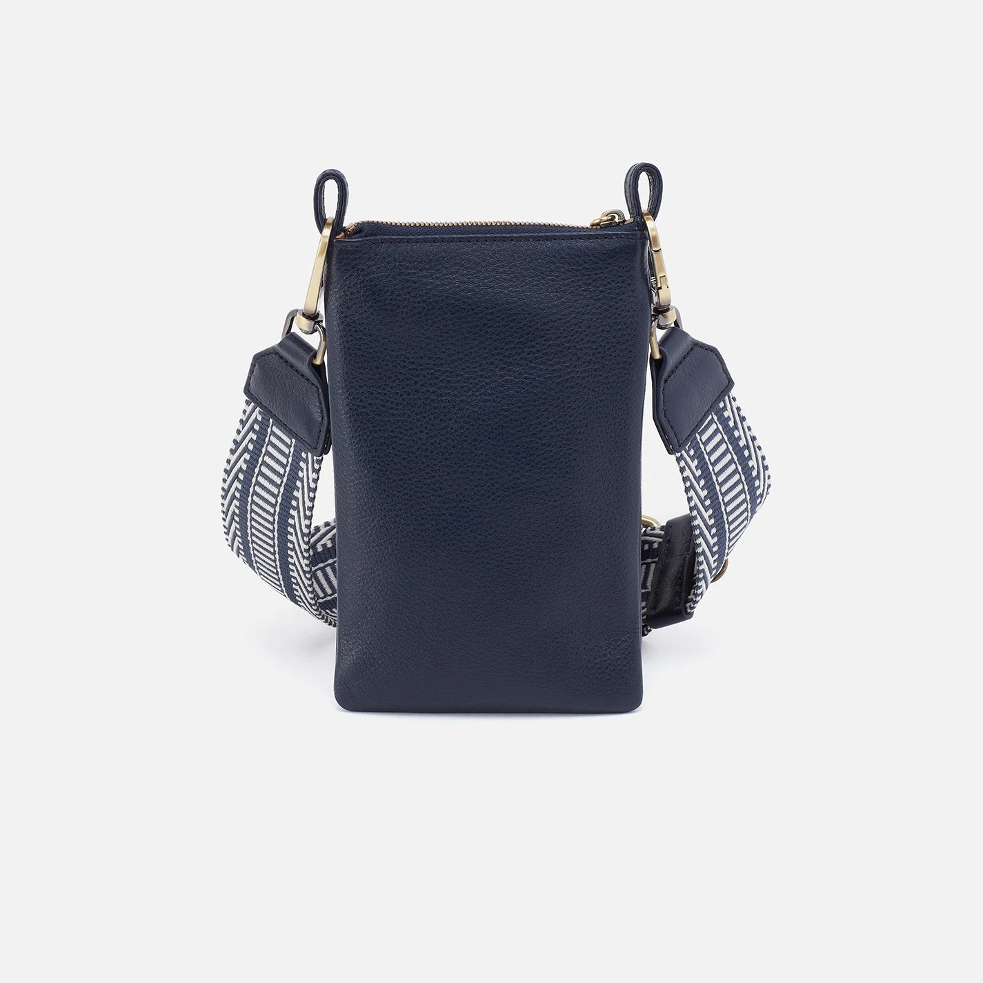 Cia Phone Crossbody In Pebbled Leather - Sapphire 4 Cia Phone Crossbody In Pebbled Leather - Sapphire - Image 4