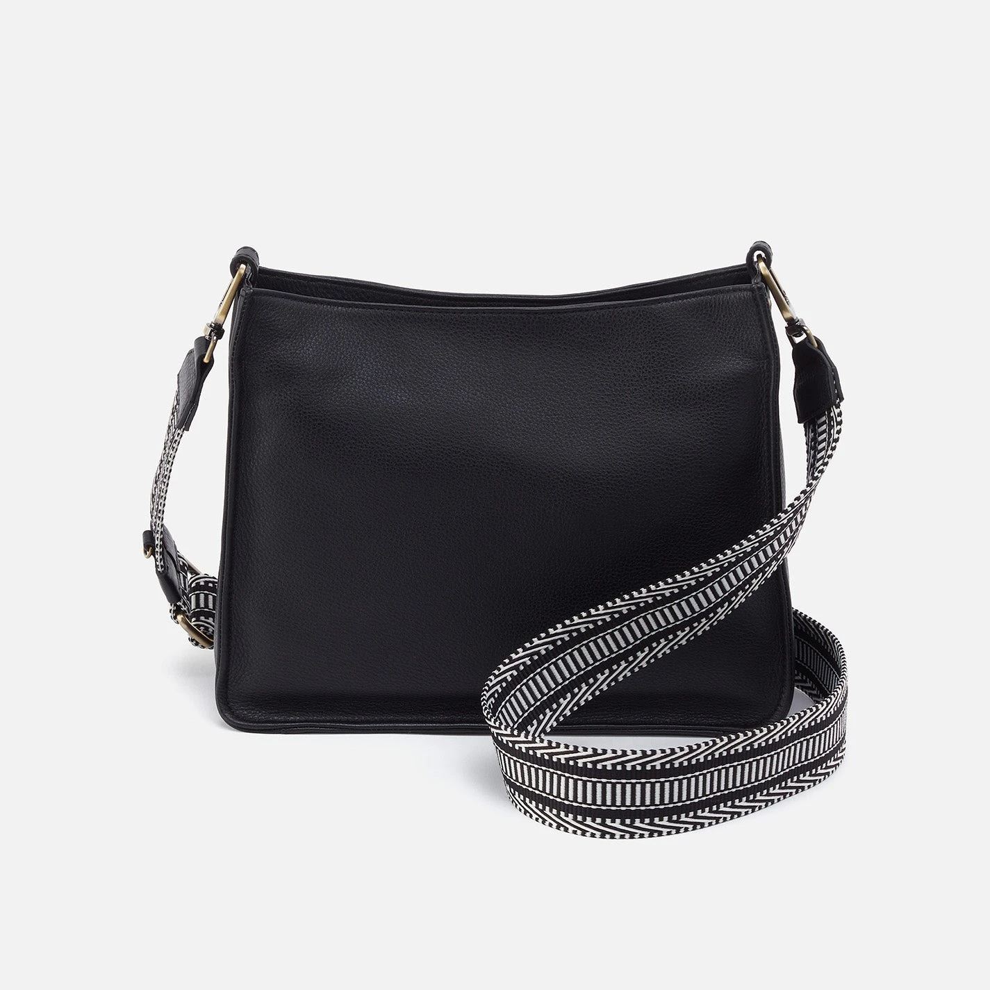 Cass Crossbody In Pebbled Leather - Black 1 Cass Crossbody In Pebbled Leather - Black