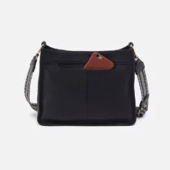 Cass Crossbody In Pebbled Leather - Black 7 Cass Crossbody In Pebbled Leather - Black -Hobo Sales Store PN 82458BLK 04