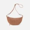 Knox Sling In Raffia With Leather Trim - Sepia