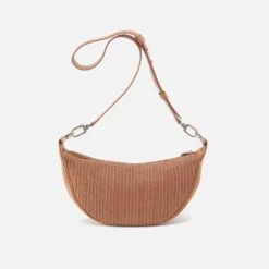 Knox Sling In Raffia With Leather Trim - Sepia -Hobo Sales Store RF 51085SEPA 04