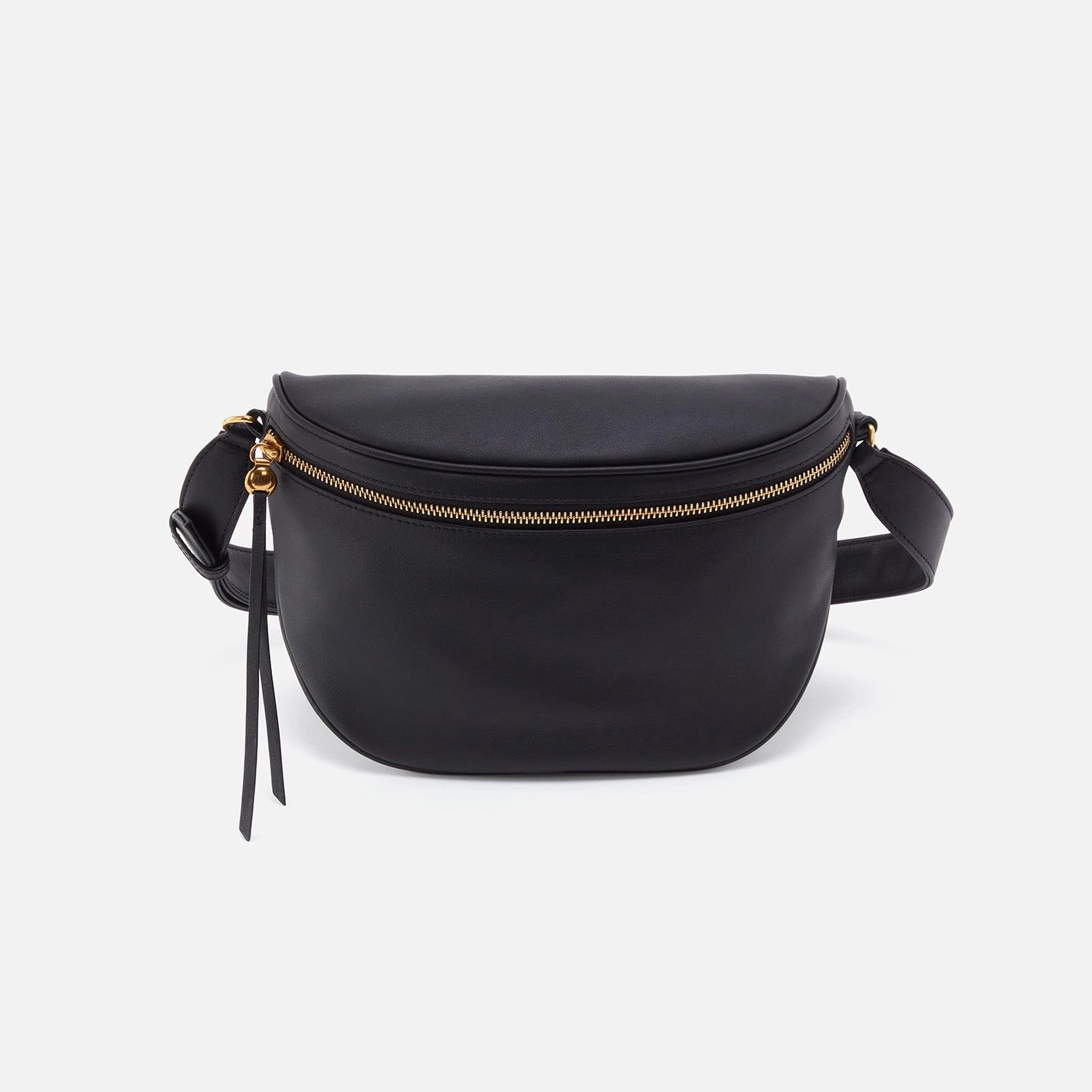 Juno Belt Bag In Silk Napa Leather - Black 1 Juno Belt Bag In Silk Napa Leather - Black