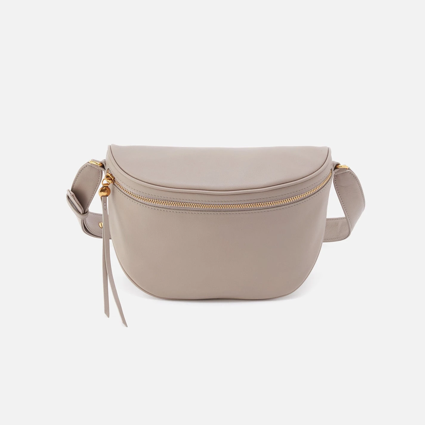 Juno Belt Bag In Silk Napa Leather - Warm Grey 1 Juno Belt Bag In Silk Napa Leather - Warm Grey