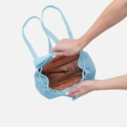 Darling Backpack In Silk Napa Leather - Aqua Marine -Hobo Sales Store SN 15641AQMN 03