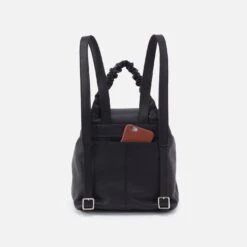 Darling Backpack In Silk Napa Leather - Black 7 Darling Backpack In Silk Napa Leather - Black -Hobo Sales Store SN 15641BLK 04
