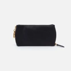 Spark Double Eyeglass Case In Pebbled Leather - Black -Hobo Sales Store SO 81024BLK 04 deec8b60 c918 423e ac25 4189ff0f5d57