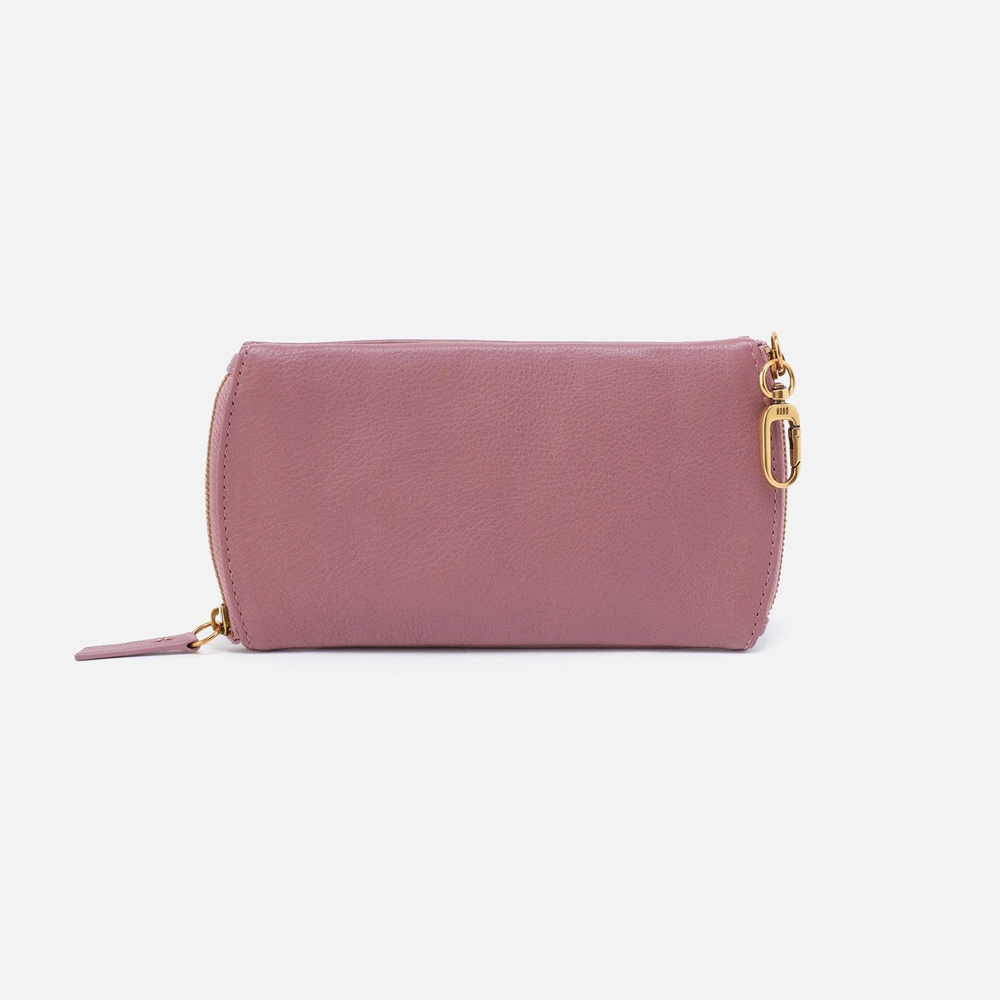 Spark Double Eyeglass Case In Pebbled Leather - Mauve 1 Spark Double Eyeglass Case In Pebbled Leather - Mauve