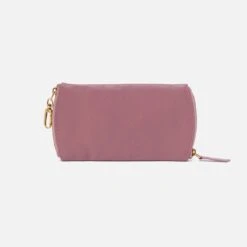 Spark Double Eyeglass Case In Pebbled Leather - Mauve 6 Spark Double Eyeglass Case In Pebbled Leather - Mauve -Hobo Sales Store SO 81024MAUV 03