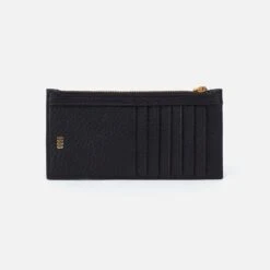 Carte Card Case In Pebbled Leather - Black 5 Carte Card Case In Pebbled Leather - Black -Hobo Sales Store SO 81067BLK 03 7b5710fa 5e9f 4349 890f 75bd532fc527
