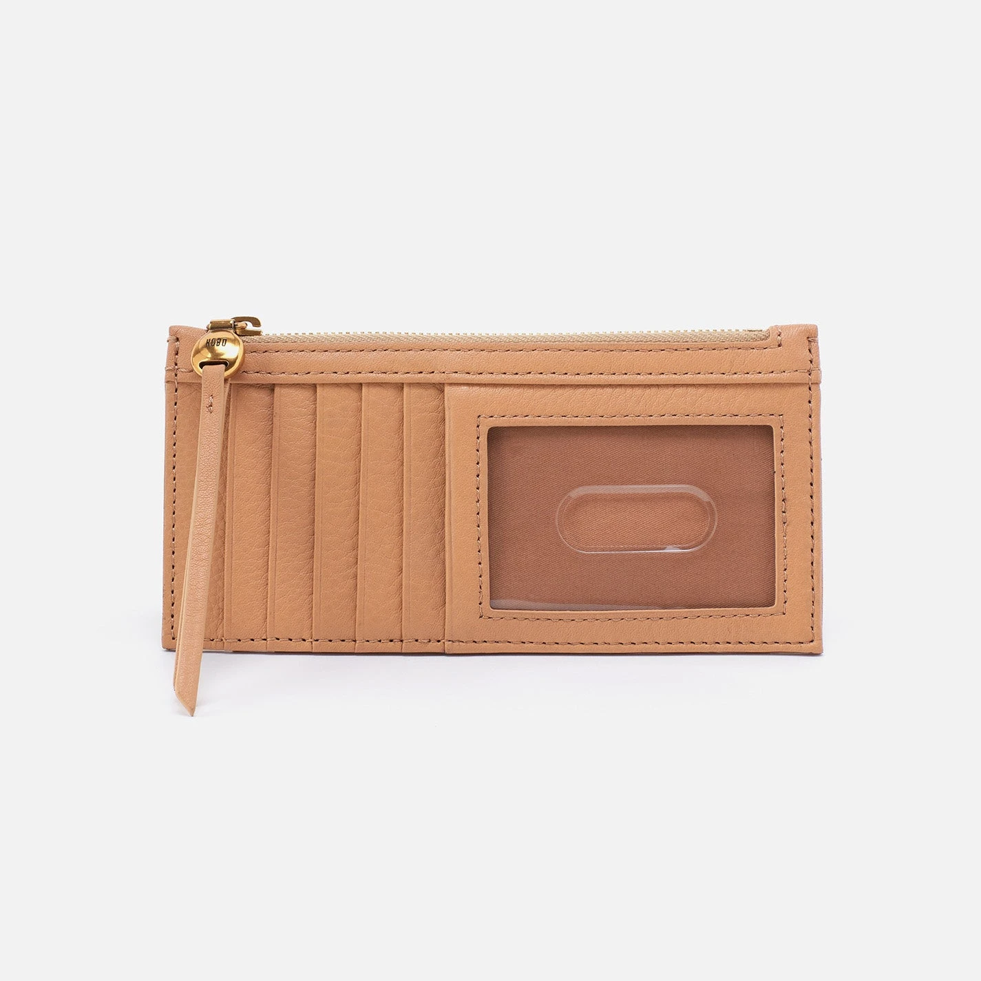 Carte Card Case In Pebbled Leather - Sandstorm 1 Carte Card Case In Pebbled Leather - Sandstorm