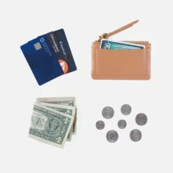 Lumen Card Case In Pebbled Leather - Ruby Wine -Hobo Sales Store SO 81104RBWN 01a f02ca91d e2a1 4716 8fcc f2591df9fbb3