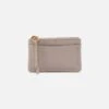 Lumen Card Case In Pebbled Leather - Taupe