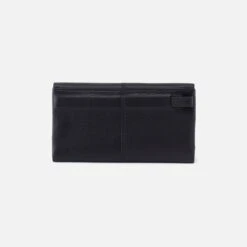 Keen Continental Wallet In Pebbled Leather - Black -Hobo Sales Store SO 81108BLK 04 8444d2b7 b421 49b7 9c98 b7aa8b7445a2