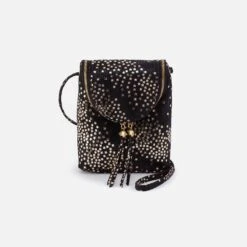 Fern Crossbody In Printed Leather - Shooting Stars