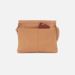 Draft Crossbody In Pebbled Leather - Sandstorm 9 Draft Crossbody In Pebbled Leather - Sandstorm -Hobo Sales Store SO 82357SDST 05
