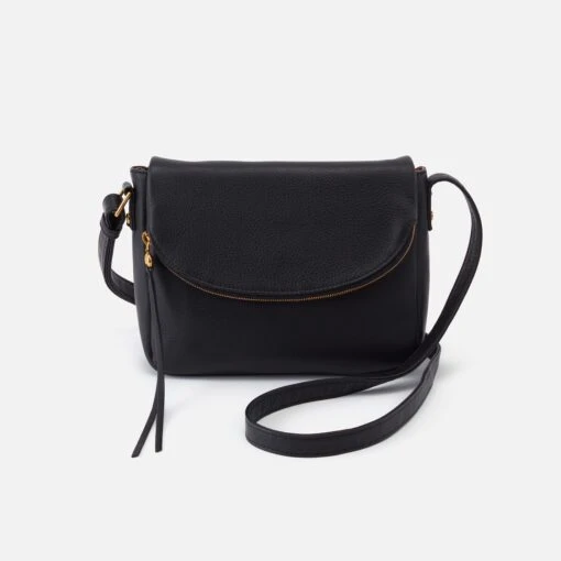 Fern Messenger Crossbody In Pebbled Leather - Black 3 Fern Messenger Crossbody In Pebbled Leather - Black -Hobo Sales Store SO 82367BLK 01 b7fe2aa7 abf6 46b2 9598 59e16ba1585e
