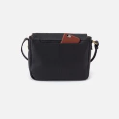 Fern Messenger Crossbody In Pebbled Leather - Black -Hobo Sales Store SO 82367BLK 04 6b8b6c81 7960 4e58 85f9 f2dc64c06536