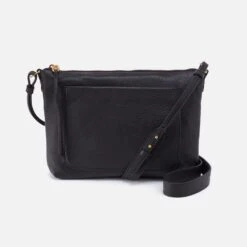 Tripp Medium Crossbody In Pebbled Leather - Black