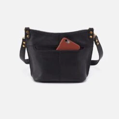 Pier Small Crossbody In Pebbled Leather - Black -Hobo Sales Store SO 82396BLK 04