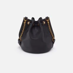 Pier Bucket Crossbody In Pebbled Leather - Black -Hobo Sales Store SO 82423BLK 04