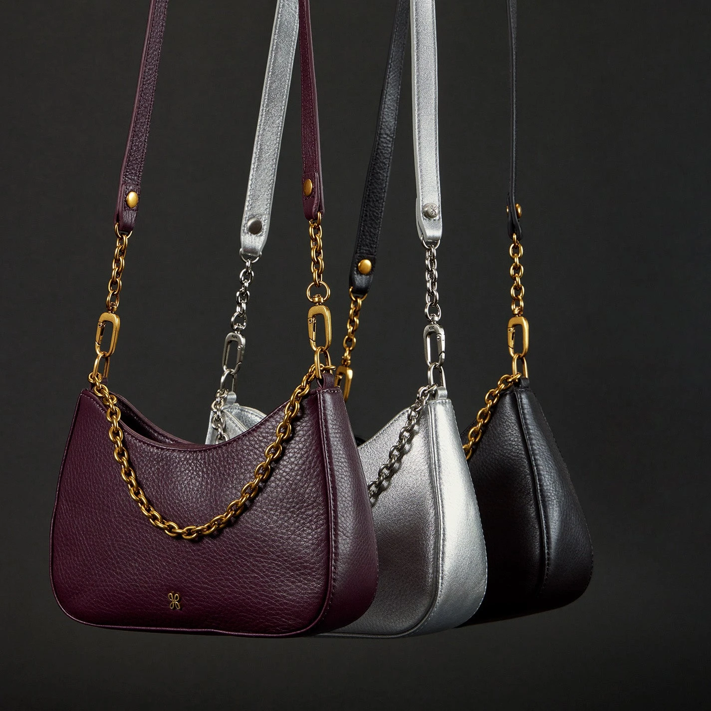 Rosa Crossbody In Pebbled Leather - Ruby Wine 2 Rosa Crossbody In Pebbled Leather - Ruby Wine - Image 2