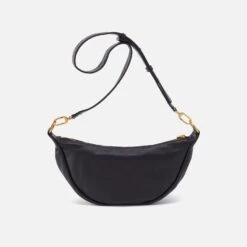 Knox Sling In Pebbled Leather - Black -Hobo Sales Store SO 82431BLK 04